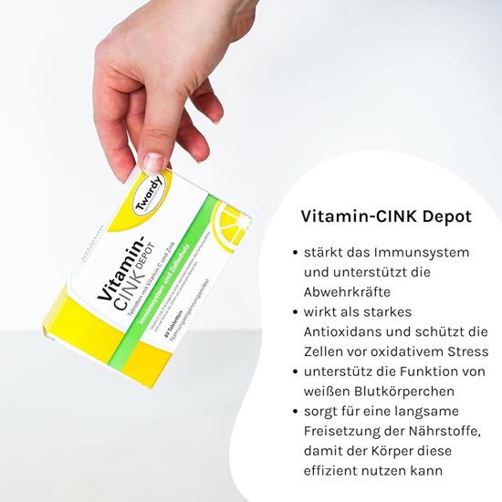 Bild von Astrid Twardy - Vitamin CINK Depot Tabletten - 2x 40 Kapseln