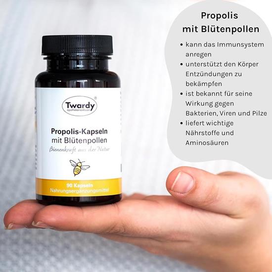 Bild von Astrid Twardy - Propolis-Kapseln mit Blütenpollen Kapseln - 90 Kapseln