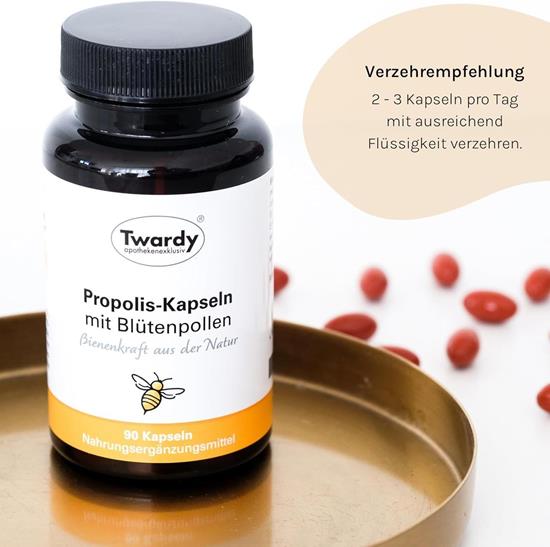 Bild von Astrid Twardy - Propolis-Kapseln mit Blütenpollen Kapseln - 3x 90 Kapseln