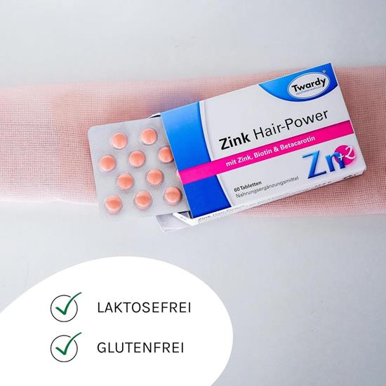 Bild von Astrid Twardy - Zink Hair-Power -2x  60 Tabletten