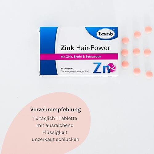 Bild von Astrid Twardy - Zink Hair-Power - 3x  60 Tabletten