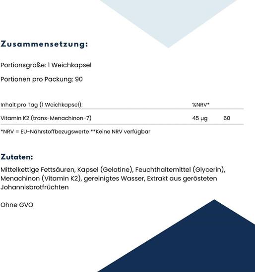 Bild von Life Extension - Low-Dose Vitamin K2 (MK-7) 45 mcg - 90 Softgels