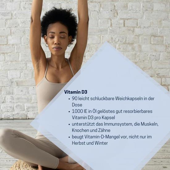 Bild von Life Extension - Vitamin D3 25 mcg (1000 IU) - 2x 90 Softgels