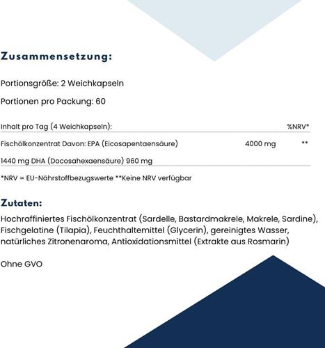 Bild von Life Extension - Mega EPA/DHA - 2x 120 Weichkapseln