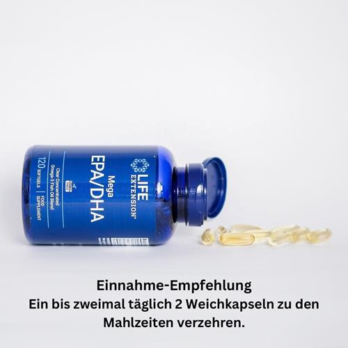 Bild von Life Extension - Mega EPA/DHA - 2x 120 Weichkapseln