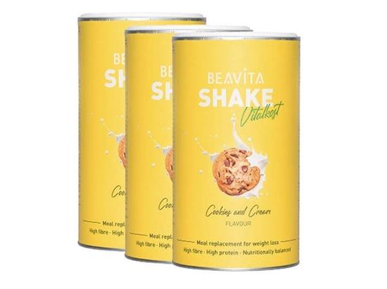Bild von BEAVITA Vitalkost Diät- Shake Cookies- Cream, 3x 572g