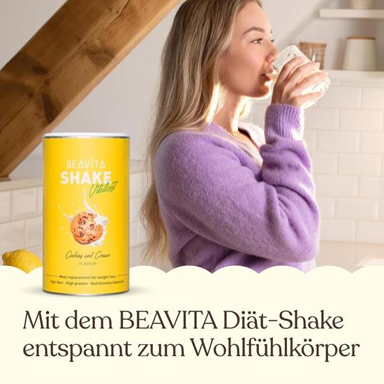 Bild von BEAVITA Vitalkost Diät- Shake Cookies- Cream, 3x 572g