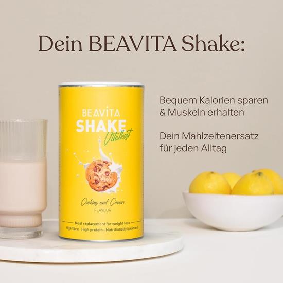 Bild von BEAVITA Vitalkost Diät- Shake Cookies- Cream, 3x 572g