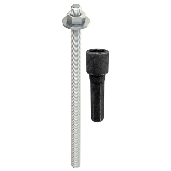 Bild von TOX Gewindestange Stix verzinkt M12 x 160, 10 Stück - 070101191