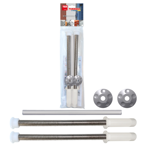 Bild von TOX 084600155 Thermo Proof Plus Sun Schwerlast-Abstandsbefestigung, Silber