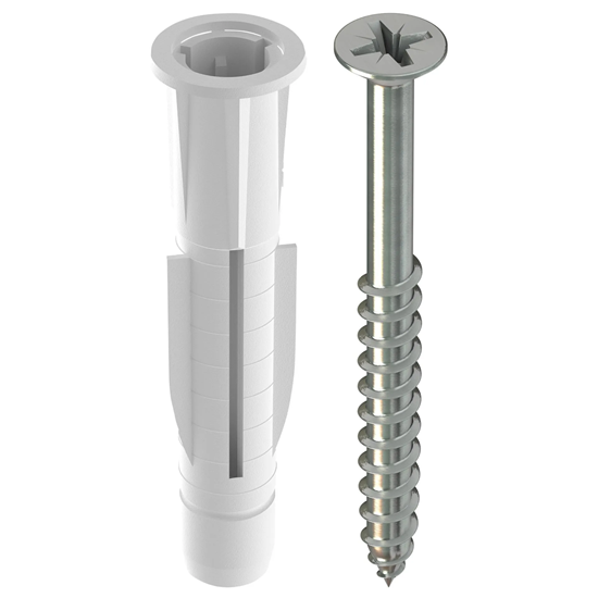 Bild von TOX Allzweckdübel Trika 10x61 mm + Schraube, 4 Stück, 011701161