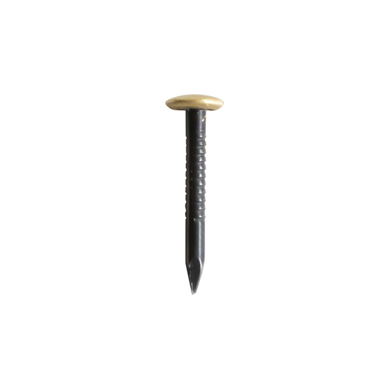 Bild von TOX Bildernagel Home Classic aus gehärtetem Stahl mit Messingkopf in recycelbarer Papierverpackung, Größe 2,0 x 20 mm, Stahlnägel für Bilder für nahezu alle Baustoffe, 20 Stk., 063600100