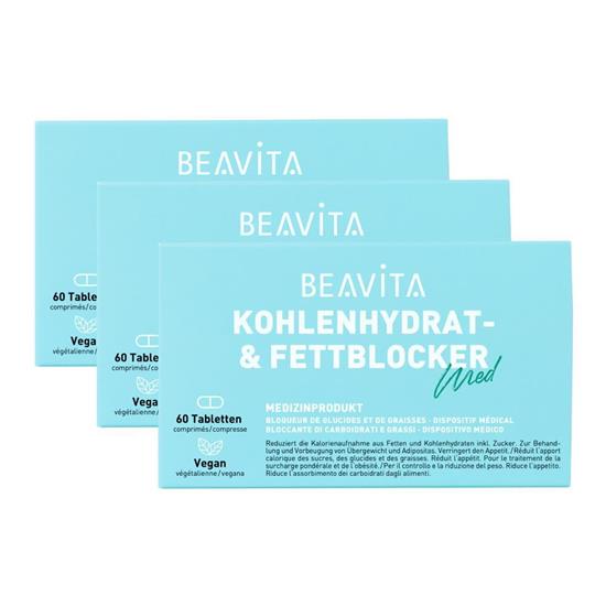 Bild von BEAVITA - Kohlenhydrat- & Fettblocker - 3x 60 Kapseln