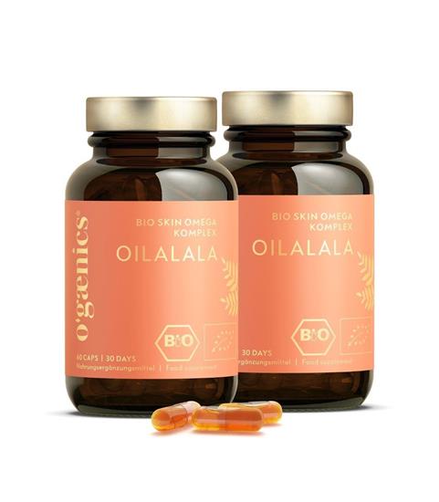 Bild von Ogaenics - Oilalala - Bio Skin Omega Komplex Bio - 2x 60 Kapseln