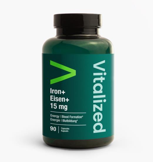 Bild von VITALIZED - Iron+/Eisen+ 15 mg, 90 capsules