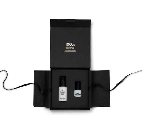 Bild von PHARMOS NATUR Be yourself Männer Geschenkset Naturkosmetik – Pflegeset mit Cleansing & Shaving Gel und Effect Serum für Gesichtspflege Rasur und tägliche Männerpflege Wellness Ritual