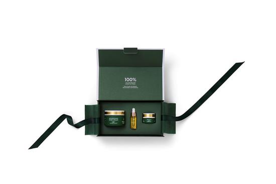 Bild von Pharmos Natur Deep Nourishing Ritual Geschenkset – Naturkosmetik mit Bio Aloe Vera Gesichtscreme Öl Serum & Lippenpflege für nährende holistische Hautpflege bei trockener & empfindlicher Haut