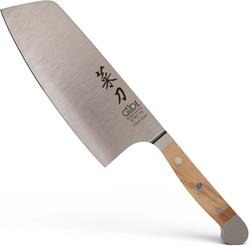 Bild von Güde Chai Dao Kochmesser ALPHA OLIVE - Doppelkropf - 16cm Klinge