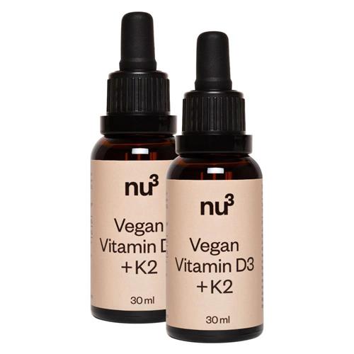Bild von nu3 Vegan Vitamin D3 + K2 – 2x 30 ml