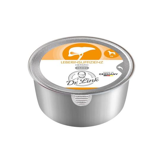 Bild von Dr. Link® Spezial-DIÄT für Hunde - 10x125g Leberinsuffizienz | Hepatic Huhn | Nassfutter für Hunde