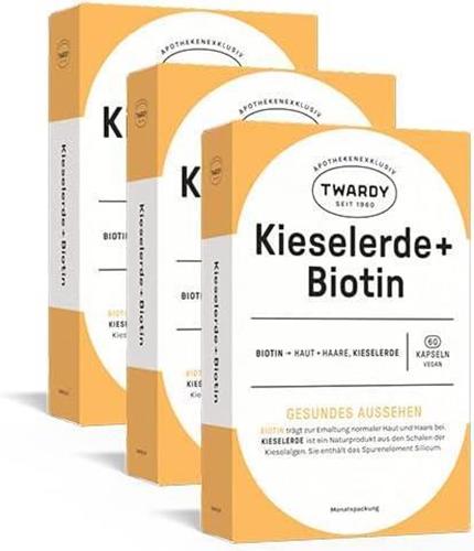 Bild von Astrid Twardy - Kieselerde+Biotin-Kapseln vegan - 3x 60 Kapseln