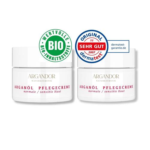 Bild von ARGAND'OR - Arganöl Pflegecreme - normale / sensible Haut - 2x 50ml