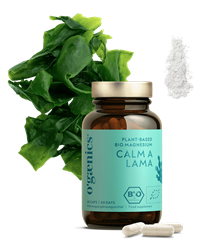 Bild von Ogaenics - Calm A Lama Plant-Based Bio Magnesium - 60 Kapseln