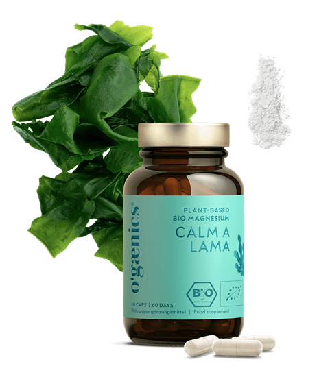 Bild von Ogaenics - Calm A Lama Plant-Based Bio Magnesium - 60 Kapseln