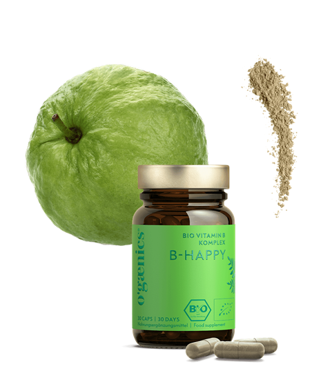 Bild von Ogaenics - B-Happy Bio Vitamin-B Komplex - 60 Kapseln