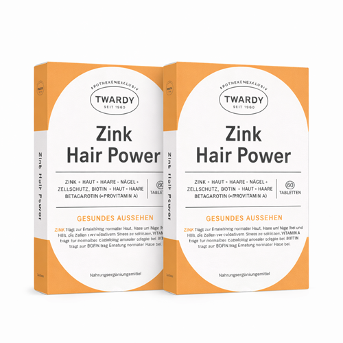 Bild von Astrid Twardy - Zink Hair Power vegan - 2x 60 Tabletten