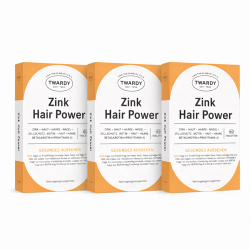 Bild von Astrid Twardy - Zink Hair Power vegan - 3x 60 Tabletten