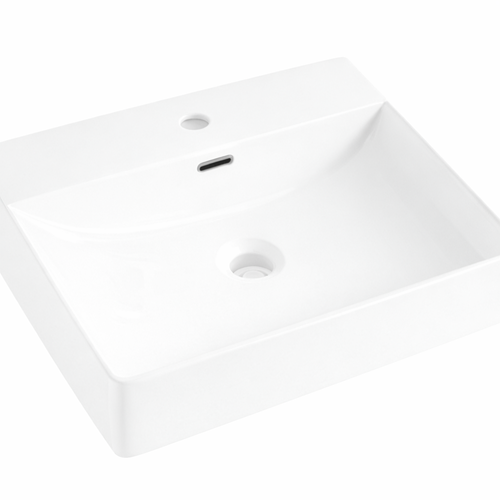 Bild von INTEGRAL Eckiges Aufsatzwaschbecken 50cm Weiß