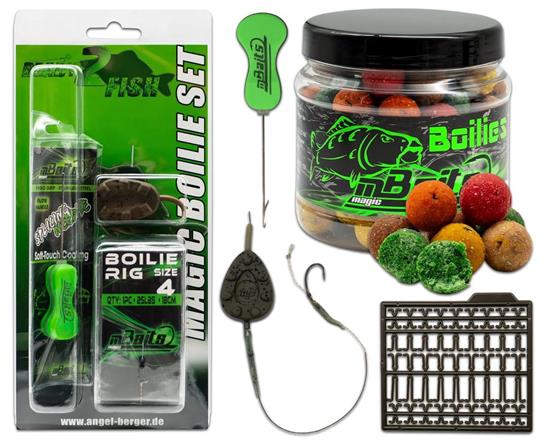 Bild von Angel-Berger Boiliesortiment Boilies und Karpfenzubehör Boiliemontage Magic Mix