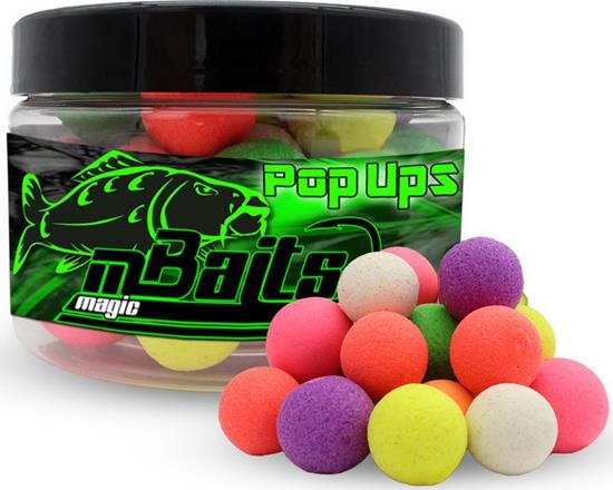 Bild von Angel-Berger Magic Baits Fluo Pop Ups Color Mix Boilies Carp Bait Karpfen Angeln Pop Up
